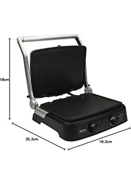 Gourmet Minute Izgara ve Tost Makinesi, Zaman Ayarlayıcılı, Çıkarılabilir Plaka, Lambader Hediye fırsatları