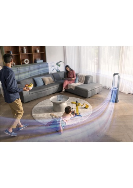 8000 Serisi Air Performer 3in1 Hava Temizleme Cihazı, 270M3/SA Temiz Hava Hızı (Cadr), Fan ve Isıtıcı, Air+ Uygulaması, AMF870/15