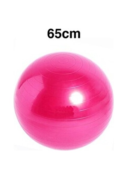 65 cm Pilates Topu Fitilli + Pompa Seti Polipropilen Malzemeden Üretilmiş Egzersiz Topu