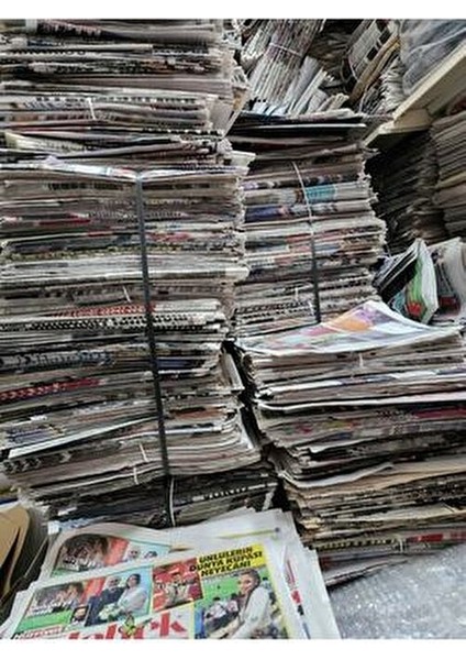 Bayi Çıkışlı Eski Gazete 10 kg Taşınma Gazete Kağıdı Ambalaj Kağıdı