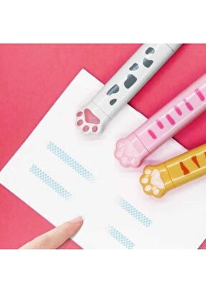 Lüx Kedi Patili Çift Taraflı Daksil Okul Gereçleri Kırtasiye Hediyelik Rengarek fırsatları