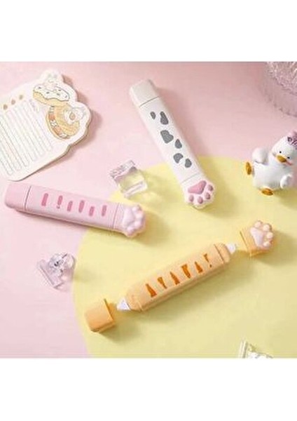 Lüx Kedi Patili Çift Taraflı Daksil Okul Gereçleri Kırtasiye Hediyelik Rengarek indirimleri