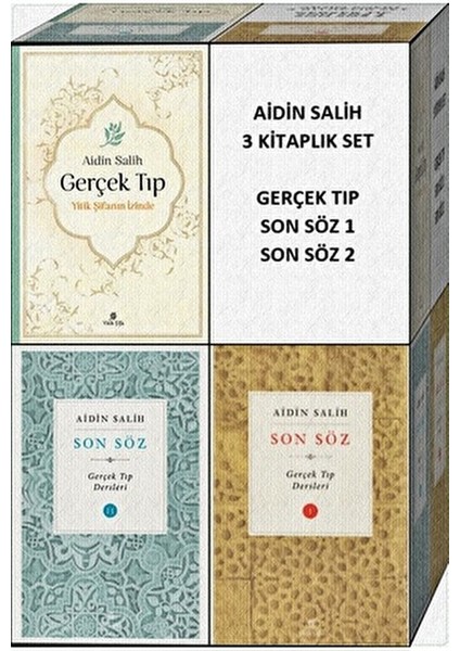 Aidin Salih Alternatif Tıp Seti ( 3 Kitap Takım ) Gerçek Tıp / Son Söz 1 / Son Söz 2