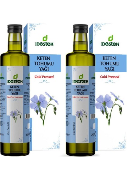 Neşe Natural Keten Tohumu Yağı 250 ml (Soğuk Pres) x 2 Adet