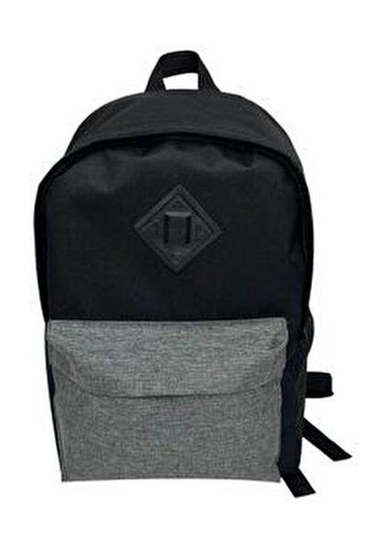 Siyah-Gri Renk Sırt Çantası Spor Çantası - Gri Okul Çantası Günlük Kullanım Çanta modelleri