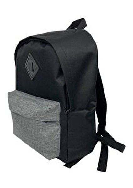 Siyah-Gri Renk Sırt Çantası Spor Çantası - Gri Okul Çantası Günlük Kullanım Çanta fırsatları