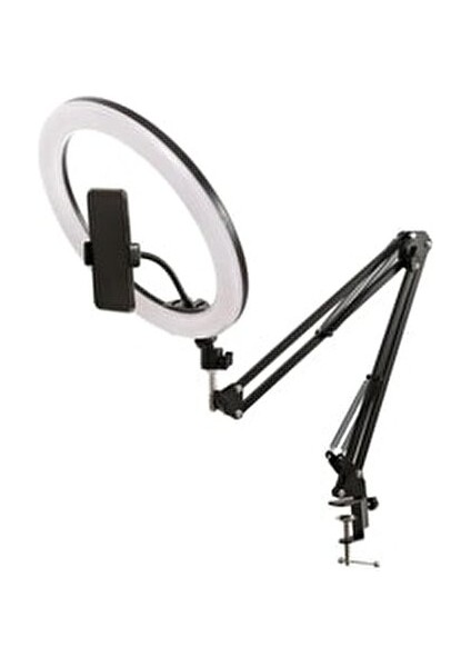 Esnek Masaüstü Sıkıştırmalı Tiktoker Ring Light LED Selfie Yayın Işığı 10 Inç + Stand Lüx fırsatları