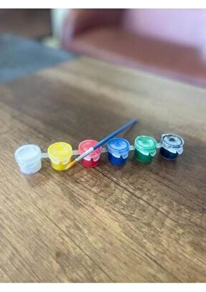 Akrilik Boya Seti 6 Renkli Fırça Hediye ile Sanatsal Yaratıcılığınızı Geliştirin fiyatları