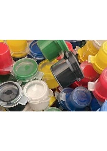 Akrilik Boya Seti 6 Renkli Fırça Hediye ile Sanatsal Yaratıcılığınızı Geliştirin modelleri