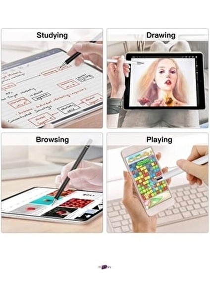 Dokunmatik Tablet Kalemi Ipad Samsung Huawei Uyumlu Hassas Kullanım İçin