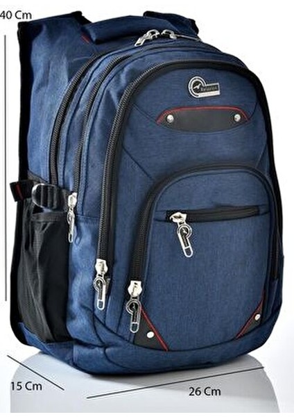 2225 Lacivert Okul Çantası - Günlük Spor Seyahat Sırt Çantası fiyatları