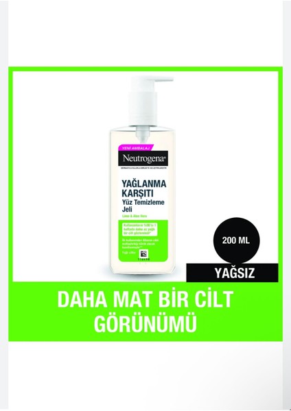 Yağlanma Karşıtı Yüz Temizleme Jeli