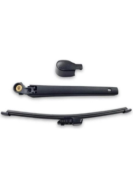 Volkswagen Golf Mk6 2009-2012 Arası Modeller Arka Cam Silecek Kolu Takımı Kol Kapak Silgi Set 6R6955707B
