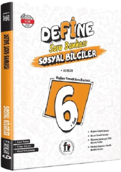 Fi Yayınları 6. Sınıf Maarif Model Define Sosyal Bilgiler Soru Bankası fırsatları