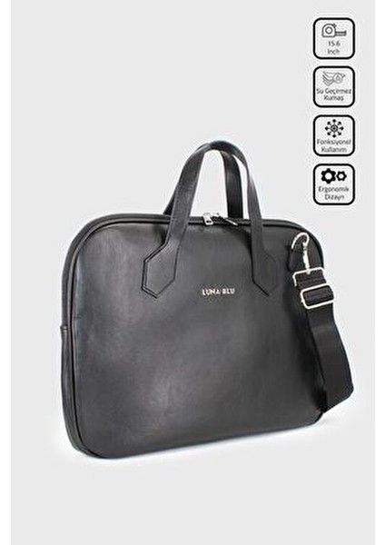15.6" Inç Su Geçirmez Kumaş Özellikli Evrak Bilgisayar Notebook Laptop Çantası