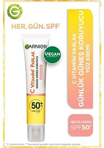 C Vitamini Parlak 2'li Güneş Koruyucu Set Işıltılı Doku fiyatları