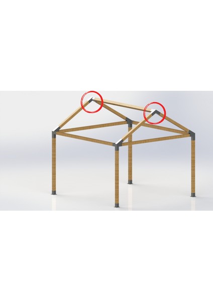 Çardak & Pergola Birleştirme Aparatı 3 Kanallı 120 Derece fiyatları