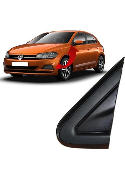 Volkswagen Polo 2018-2021 Arası Modeller Sol Dış Ayna Önündeki Üçgen Plastik 2G0853273 fiyatları