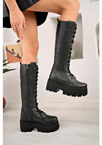 Kadın Çizme Yüksek Taban Bağçıklıı ALD2000-Ç103 fiyatları