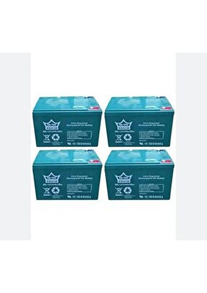 Vsm Vsc Vst Akü Takimi 4 Adet 12V 14 Ah