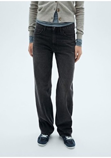 Orta Bel Düz Kesim Jean indirimleri