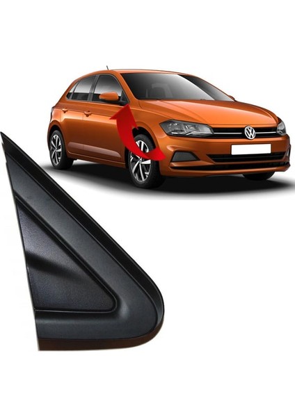 Volkswagen Polo 2018-2021 Arası Modeller Sağ Dış Ayna Önündeki Üçgen Plastik 2G0853274 fiyatları