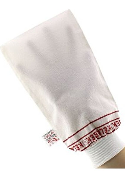 Kalın Kese Lastikli Beyaz %100 Floş Spa ve Banyo Kesesi