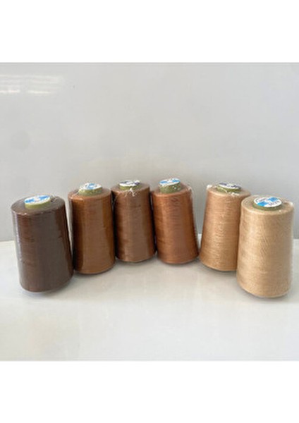 Dikiş Ipi 120 No Dikiş Ipi 6 Lı Set Dikiş Ipi