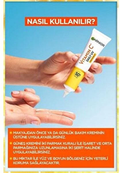 C Vitamini Parlak 2'li Güneş Koruyucu Set Görünmez Doku