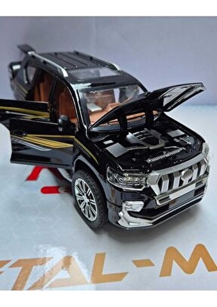 22 cm Diecast Metal Toyota Jeep Land Cruiser Model Araba Gerçekçi Detaylarla modelleri