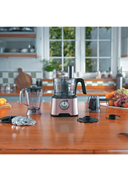 10 Farklı Aparatlı Mutfak Gıda Hazırlama Seti Mutfak Robotu, 2000W Ultra Güç Ile Tüm Mutfağa Yeter!