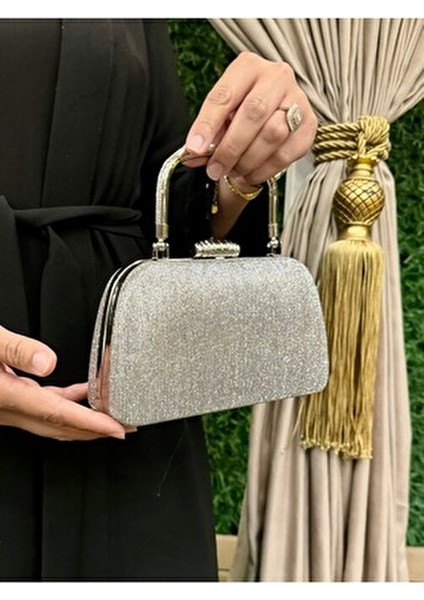 Kadın Simli Tutma Detaylı Abiye Omuz Çantası fiyatları