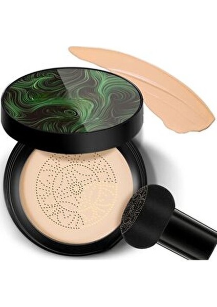 Mantar Kafa Süngerli Suya Dayanıklı Porselen Yoğun Kapatıcı cc Krem Fondöten