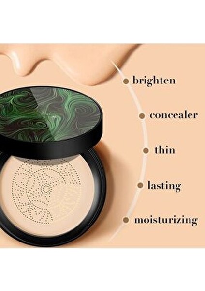 Mantar Kafa Süngerli Suya Dayanıklı Porselen Yoğun Kapatıcı cc Krem Fondöten fiyatları