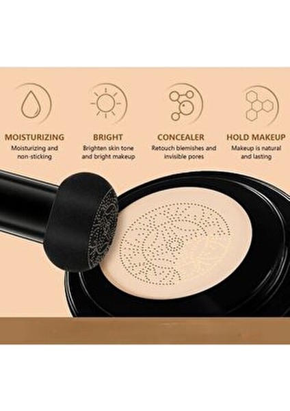 Mantar Kafa Süngerli Suya Dayanıklı Porselen Yoğun Kapatıcı cc Krem Fondöten indirimleri