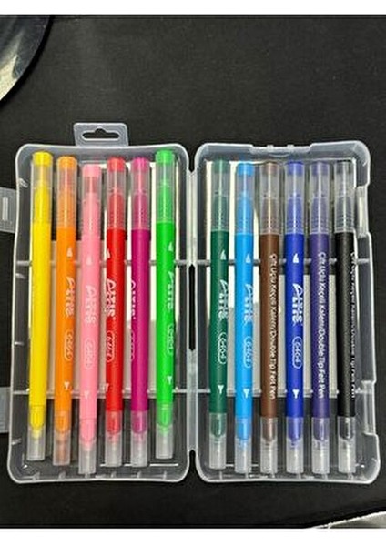 Keçeli Kalem Seti Çift Uçlu 12 Renk 6464 / Altıs fiyatları