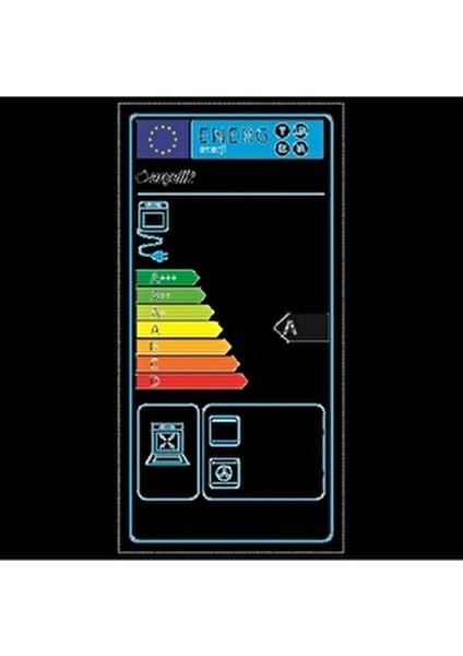 Afc 341 B Beyaz Ankastre Fırın