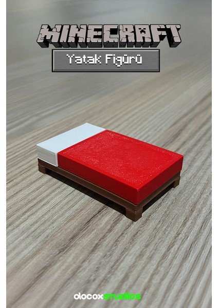 Minecraft Yatak Figürü