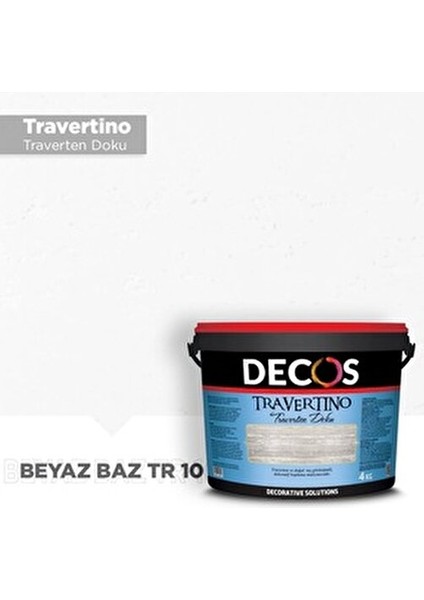 Travertino 4 kg - Traverten Dokulu Dekoratif Efekt Kaplama