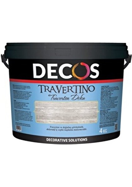 Travertino 4 kg - Traverten Dokulu Dekoratif Efekt Kaplama fiyatları