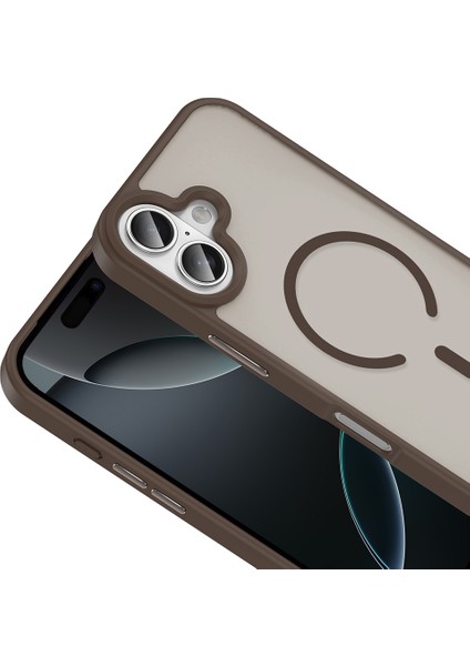 Apple iPhone 17 Kılıf M-Safe Şarj Özellikli Mat Arka Yüzey Zore Sio Kapak fiyatları