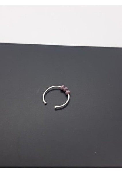 925 Ayar Gümüş Renkli Üç Toplu Sıkıştırmalı Halka Hızma fırsatları