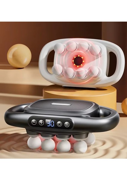 8 Başlıklı Şarjlı Isıtmalı Masaj Aleti (5067) indirimleri