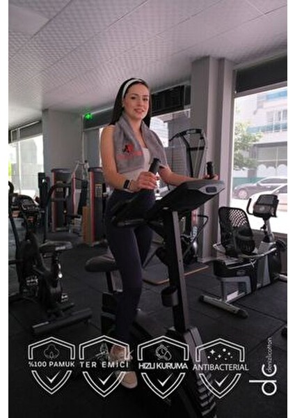 Nakışlı Sporcu Havlusu Pamuklu, Anti Bakteriyel, Ter Emici Fitness Plates Boks Tenis Spor Havlusu fırsatları