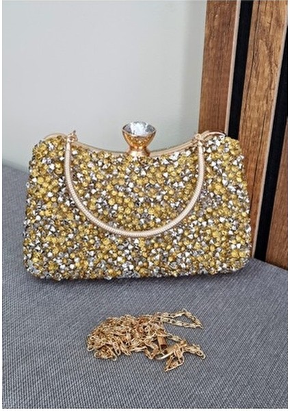 Kadın Iri Taşlı Abiye Çantası fırsatları