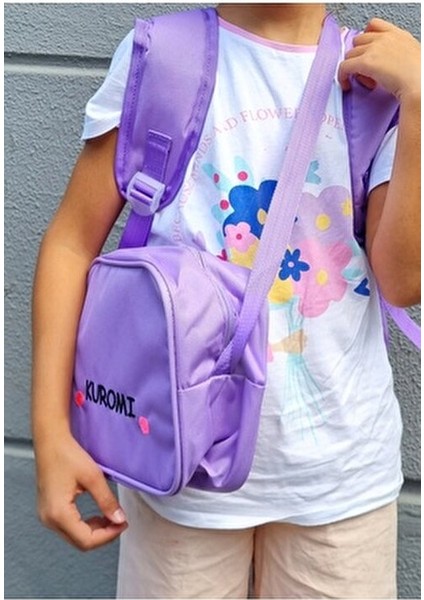 Ilkokul Çantası Lila Kuromi Okul Çantası indirimleri