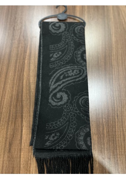 Unisex Floş Yün Desenli Şal Atkı (190 Cm) fiyatları