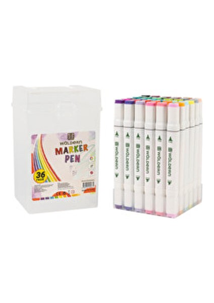 Premium 36'lı Çift Taraflı Kalem Seti Plastik Taşıma ve Koruma Çantalı indirimleri