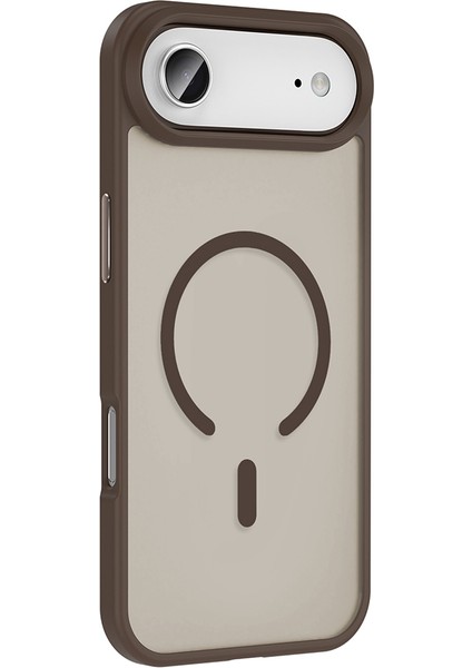 Apple iPhone 17 Air Kılıf M-Safe Şarj Özellikli Mat Arka Yüzey Zore Sio Kapak
