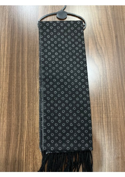 Unisex Floş Yün Desenli Şal Atkı (190 Cm) fiyatları